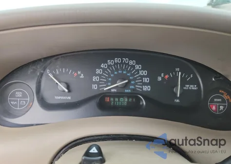 2002 Buick Century Custom from USA, damaged, VIN 2G4WS52J821246515